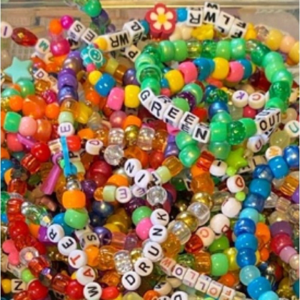 Mystery set of 6 Adult /Naughty/420 Kandi Bracelets